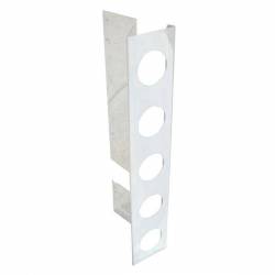 TOLVA BASE ESPEJO OREJON KE 5 HOYOS 2  A INOXIDABLE 430 PAR 2